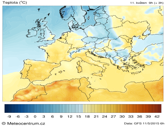 Meteorologická mapa