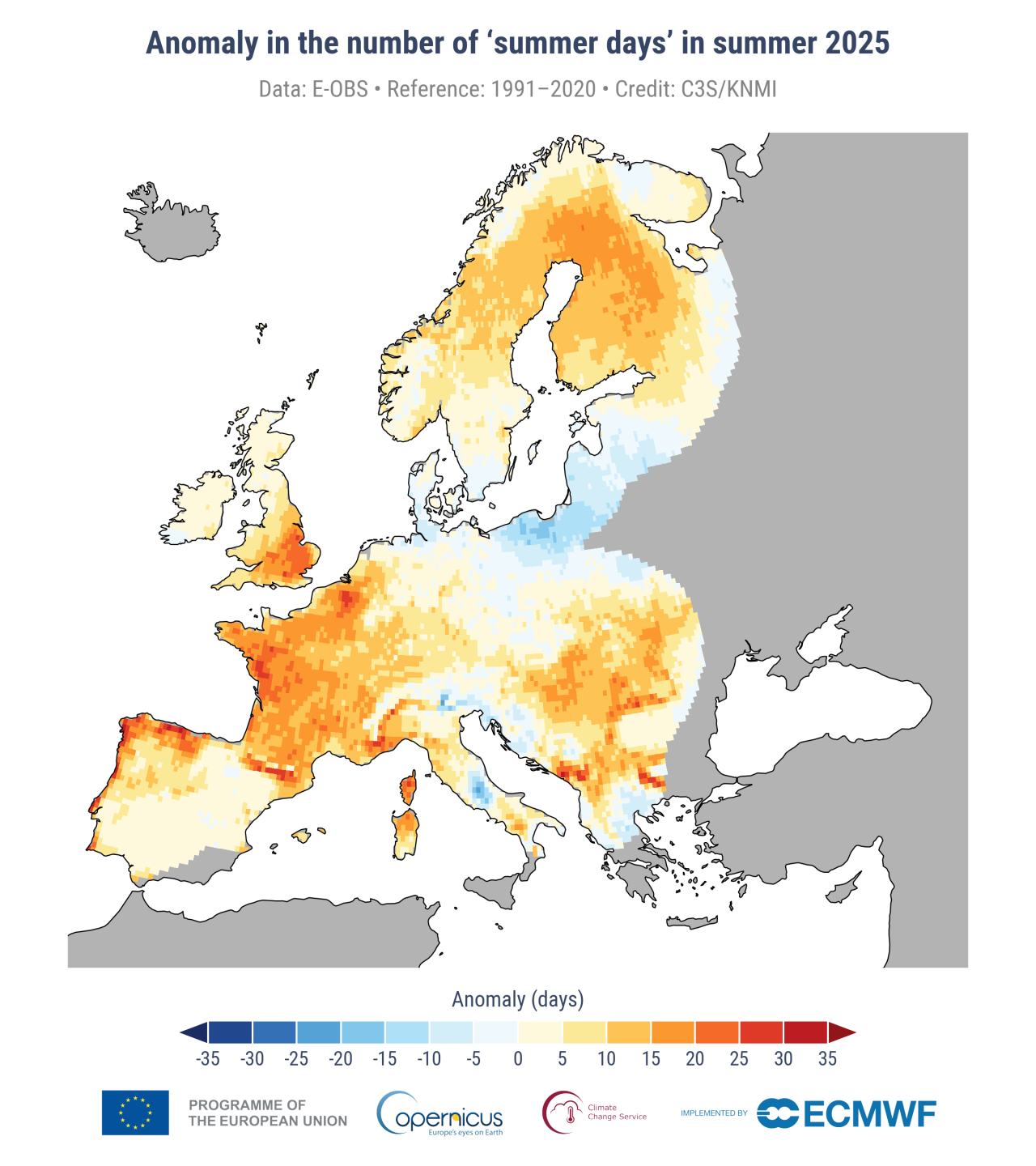Letní dny anomalies léto 2025