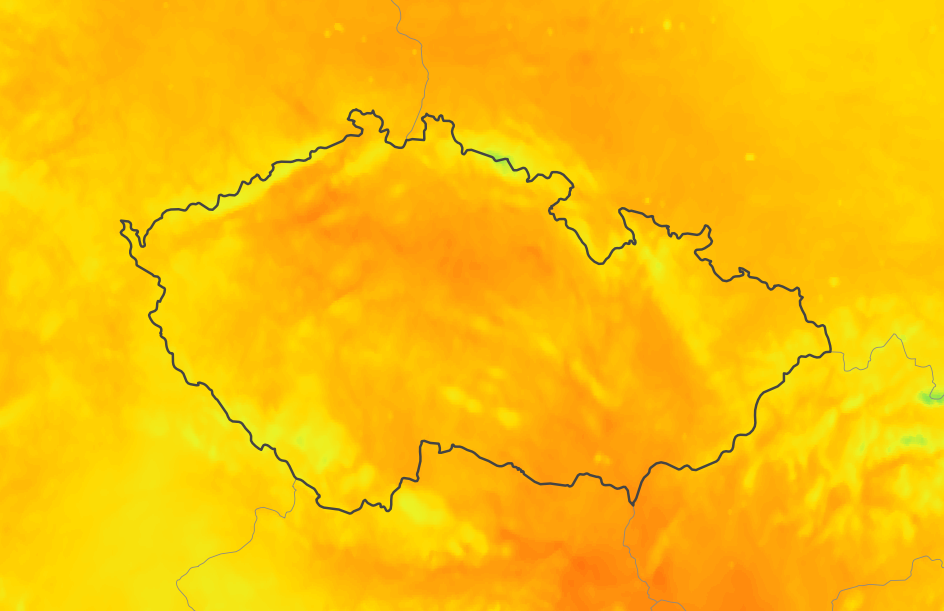 Maximální teploty v úterý většinou do 20 °C, v nejteplejších oblastech možná i lehce přes