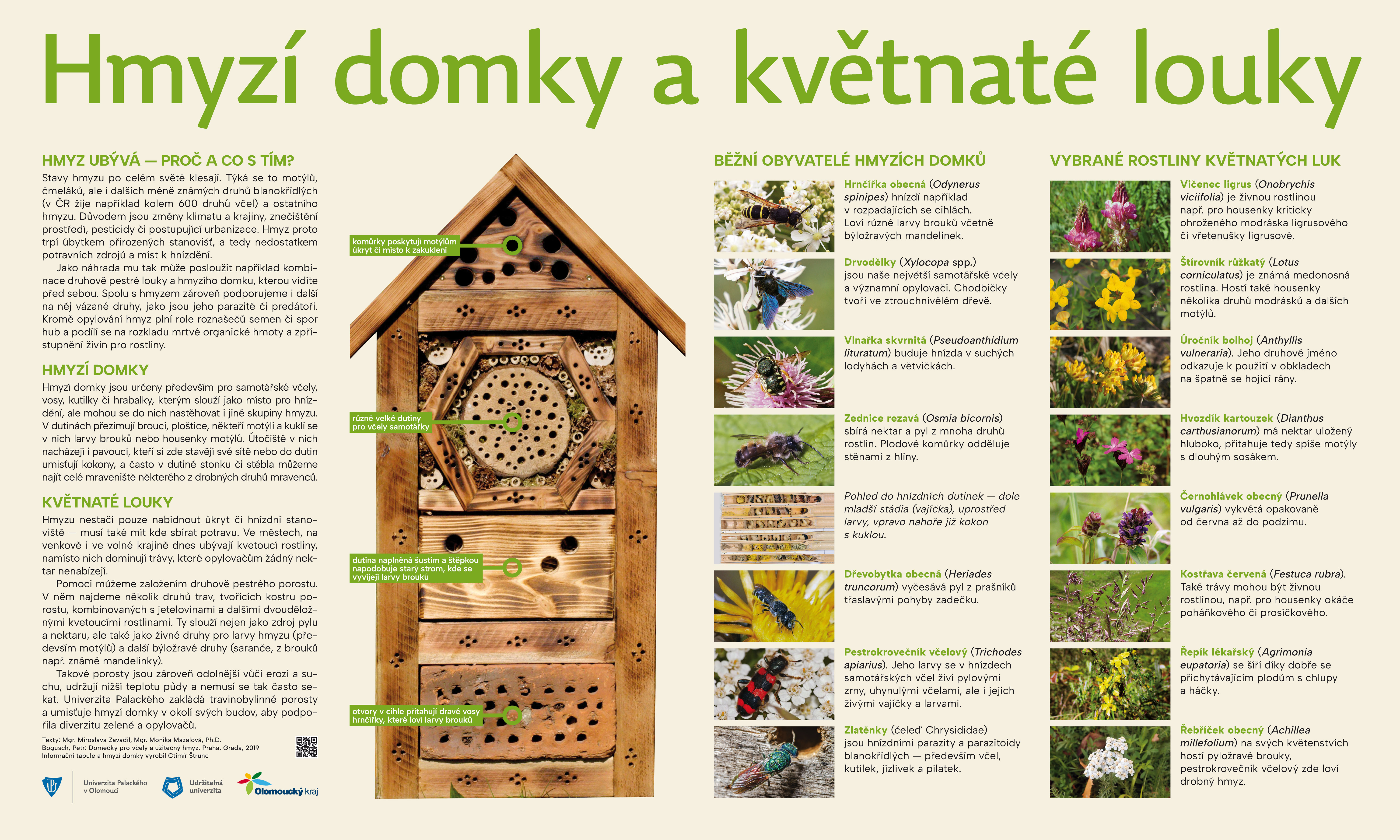 S biodiverzitou a opylovači mohou pomoci také hmyzí domky
