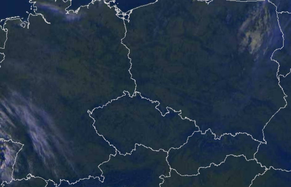 slunečno nad Českem