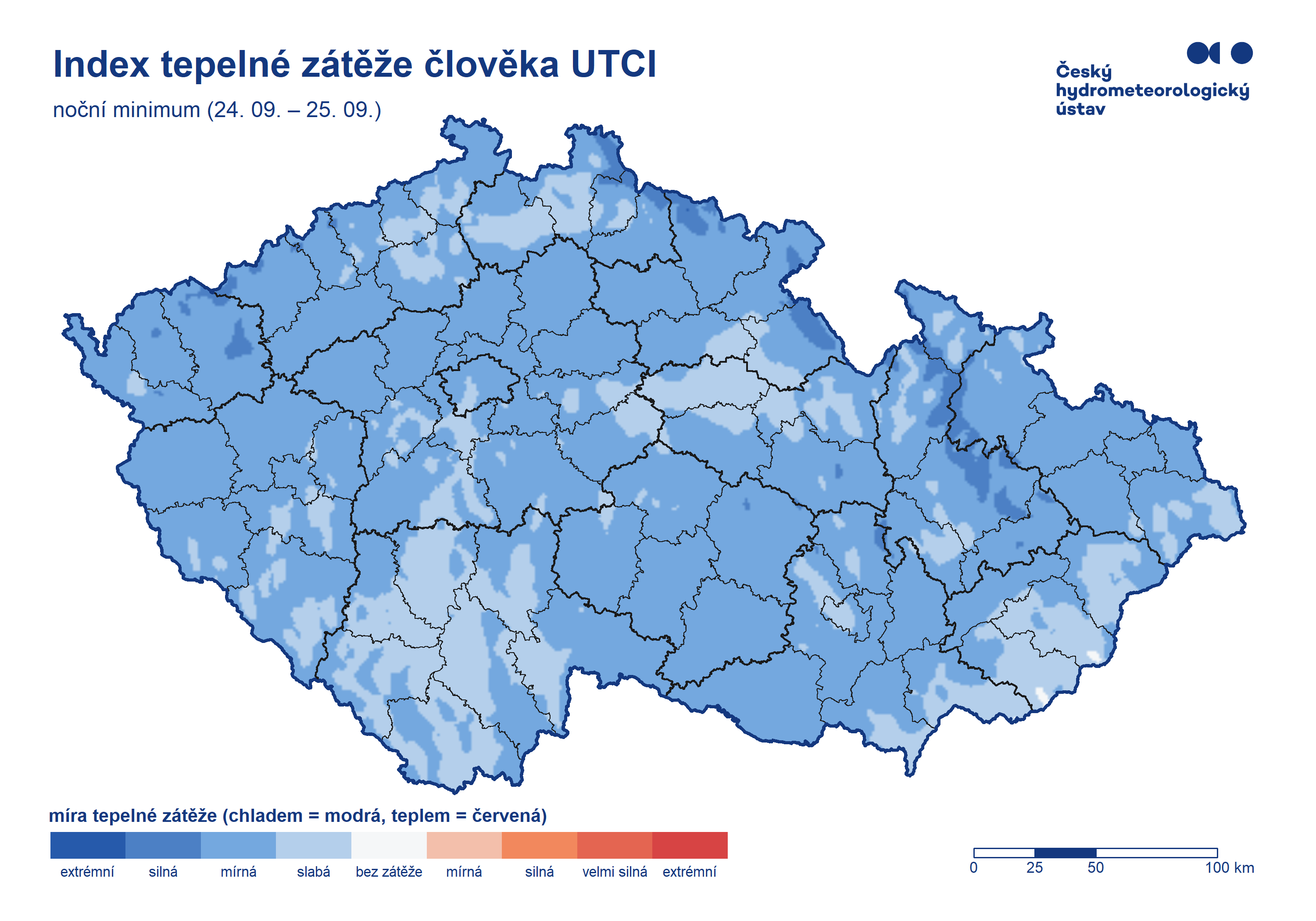 UTCI 25. 9. 2025
