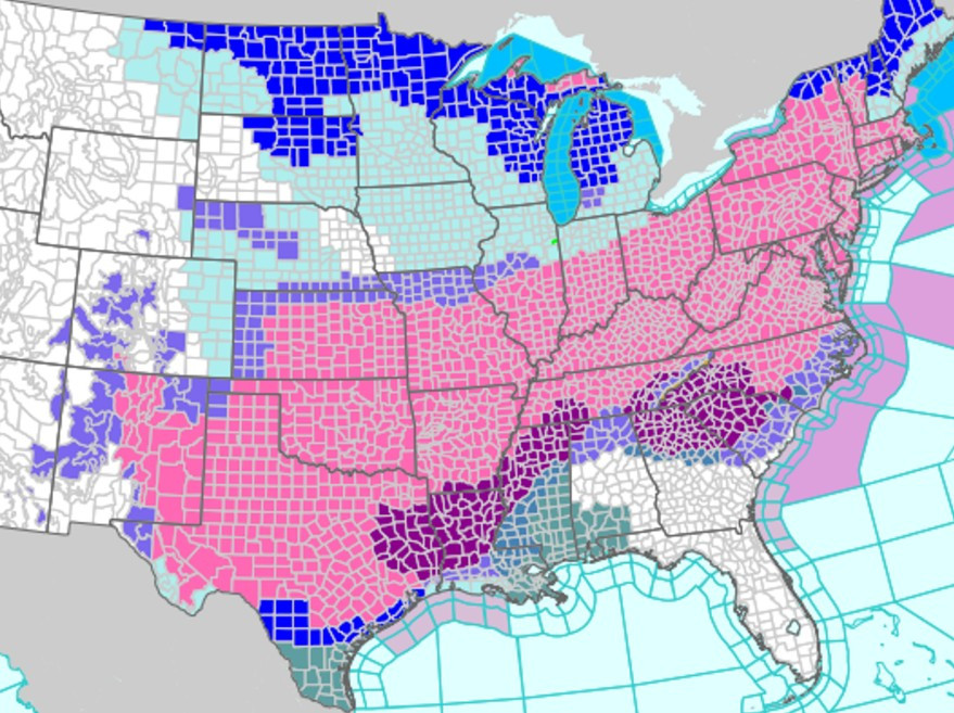 Americké státy vyhlásily stav nouze kvůli extrémnímu počasí